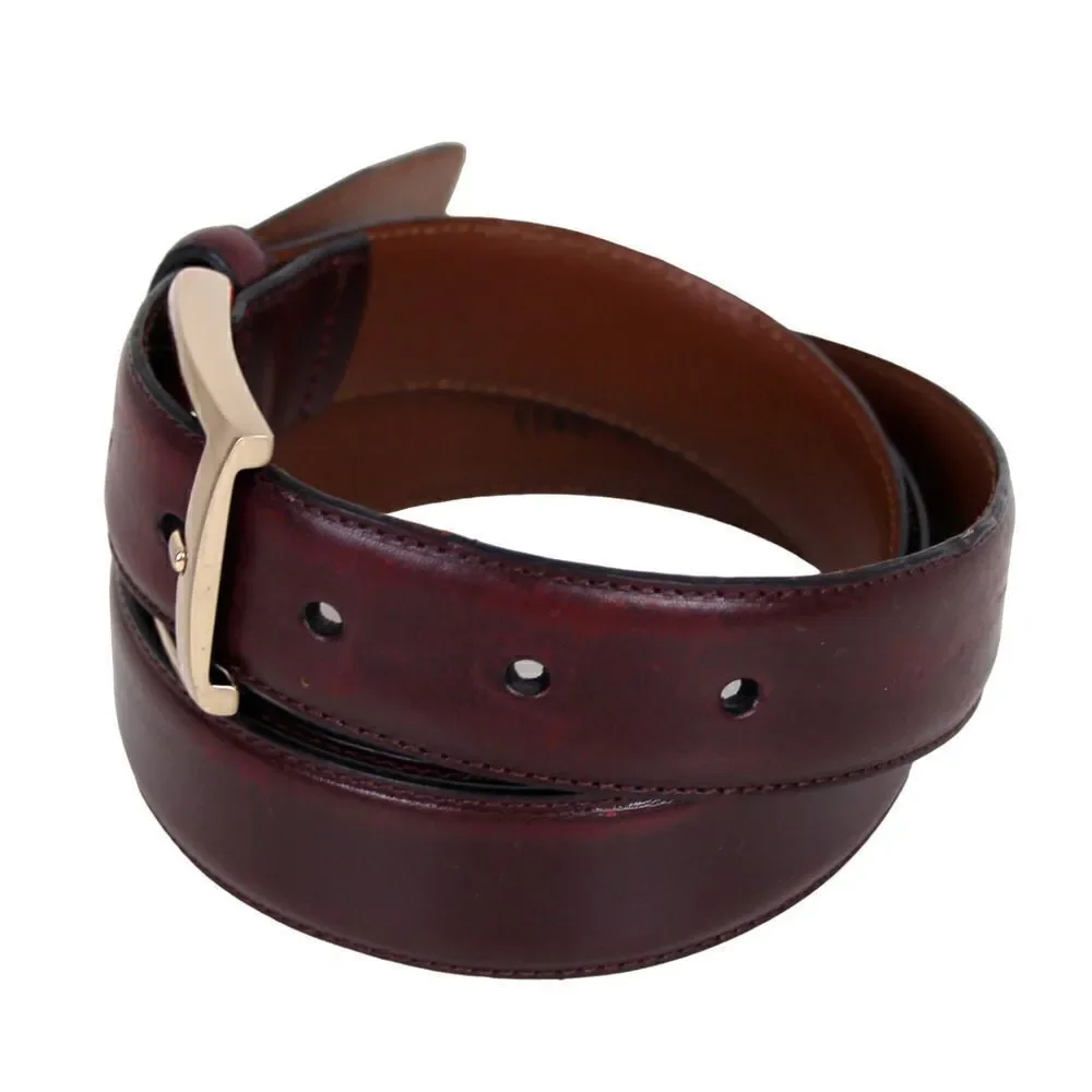 Men's Wearhouse BROWN GENUINE LEATHER 1 1/8